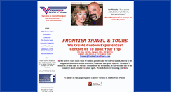 Desktop Screenshot of frontiertraveltours.com